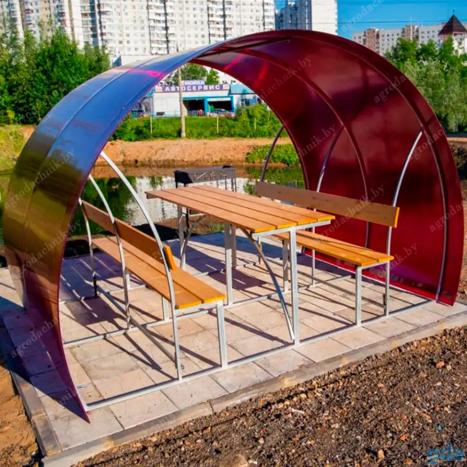 Беседки из поликарбоната, фотография 4