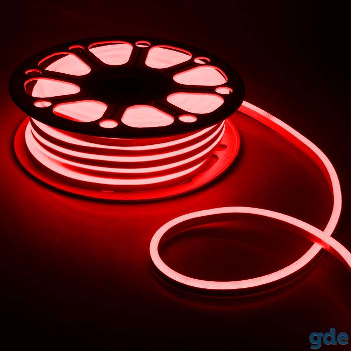 Гибкий неон 15 х 25 мм, 25 м. LED-120-SMD2835, 220 V, фотография 5