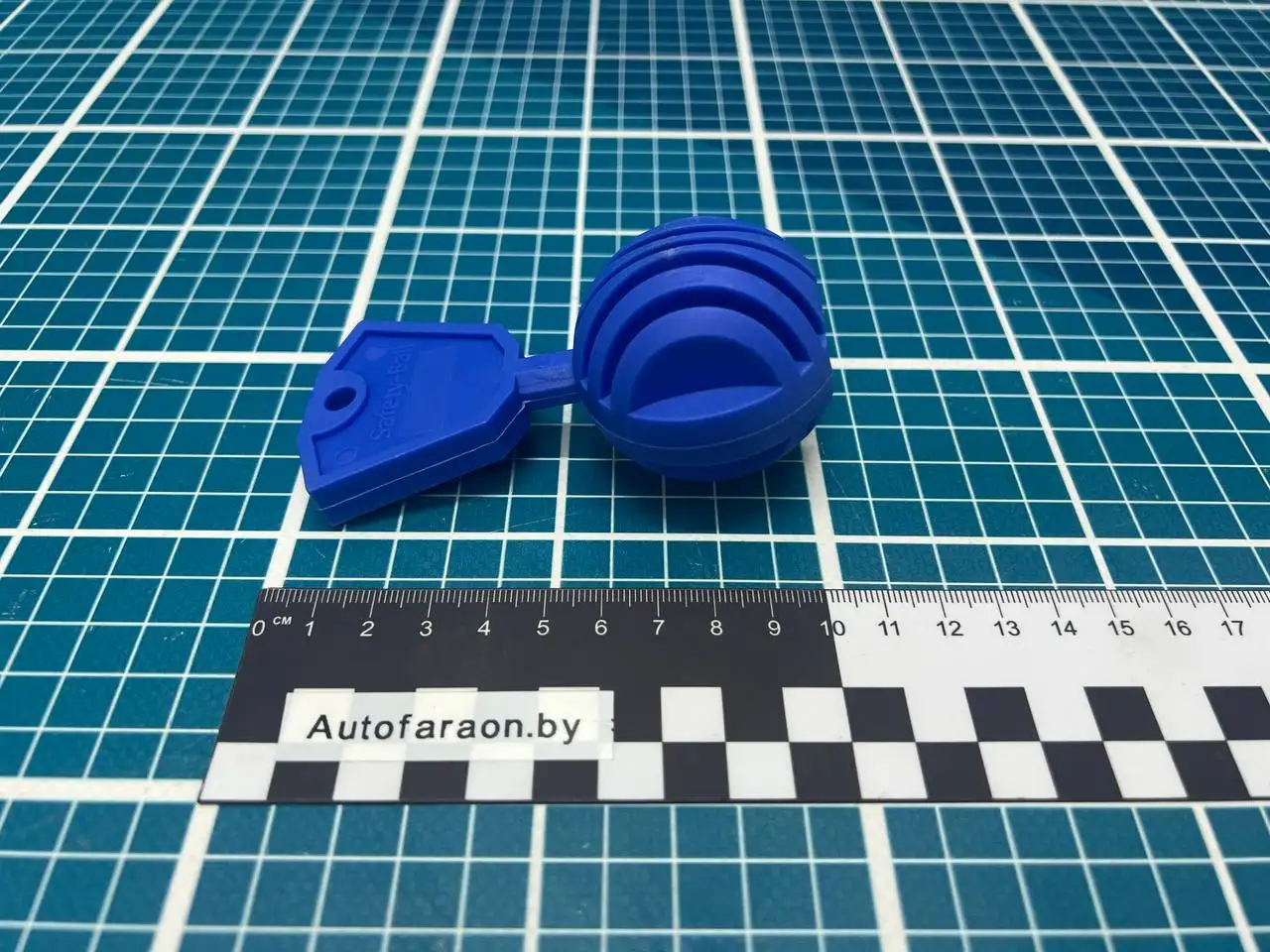 Противоугонный шар для ТСУ TRAILERCOM синий для прицепа, фотография 4