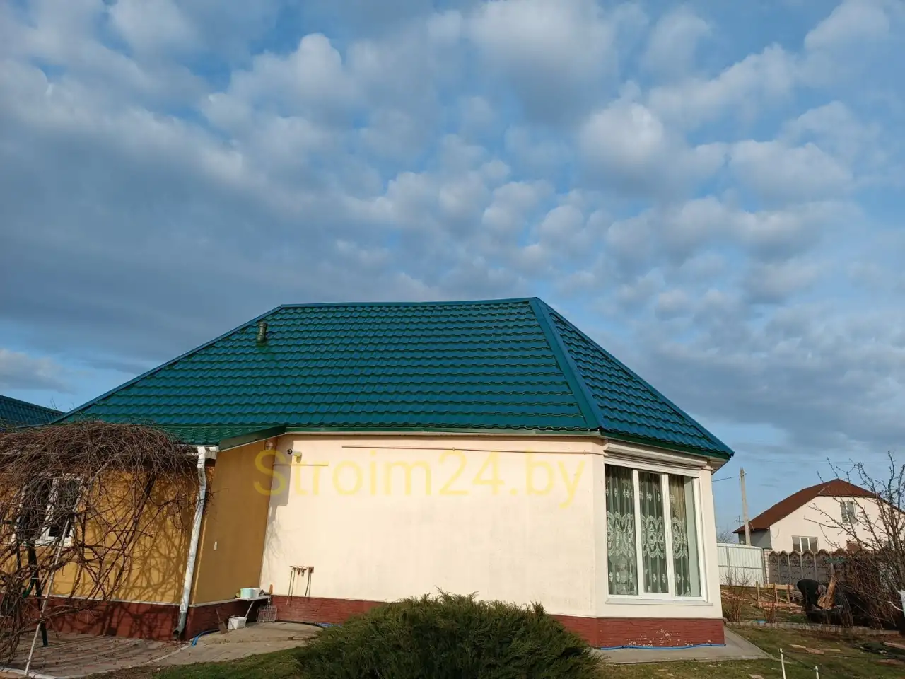 Кровля крыши металлочерепицей, фотография 8