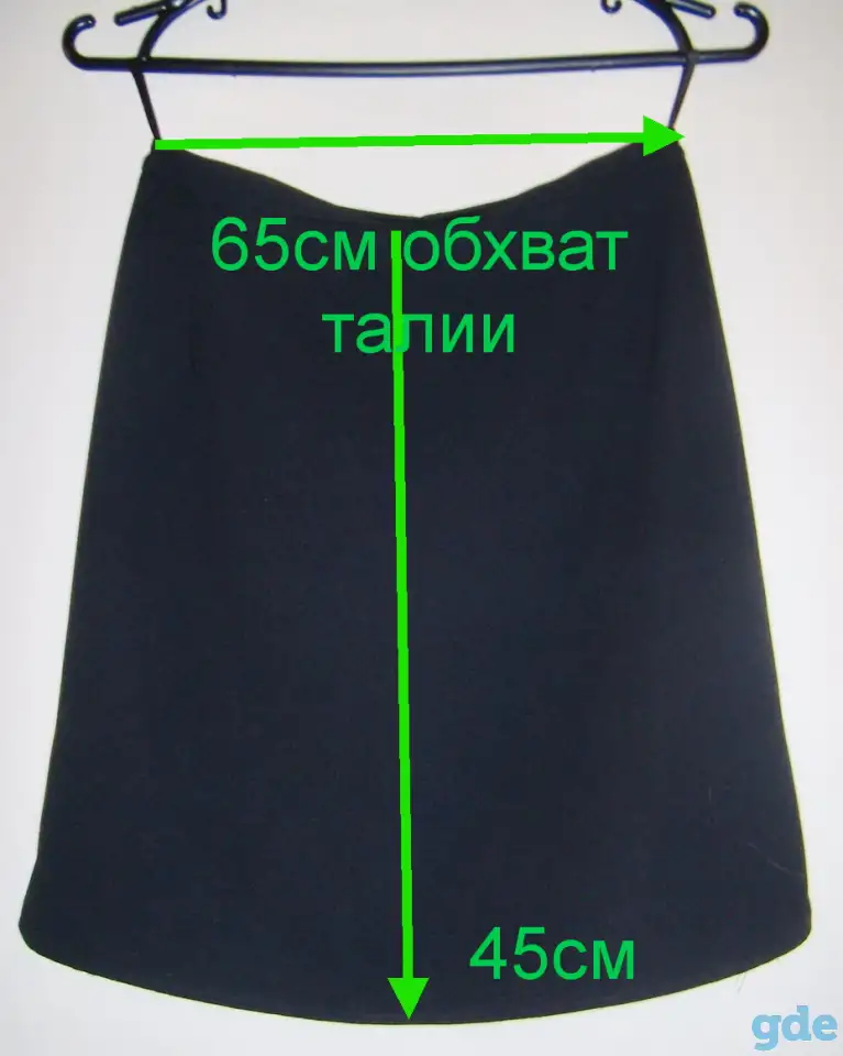 Юбка черная, классика, р. 44-46 (р.S), фотография 2