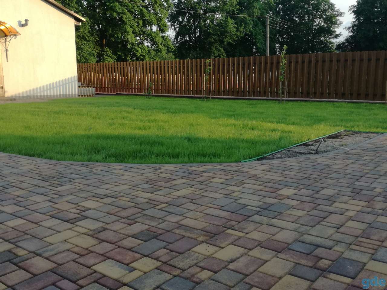 Укладка тротуарной плитки, фотография 1