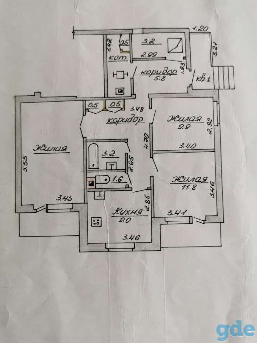 Продам квартиру в жилом блокированом доме, Гродненский район д Брузги, фотография 4