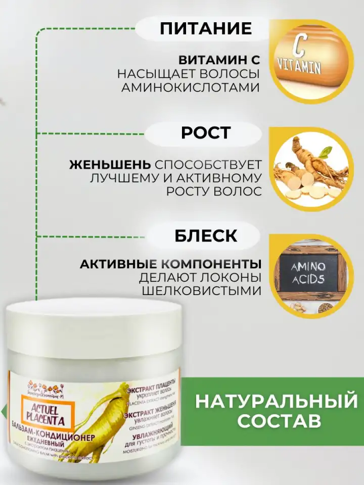 Бальзам кондиционер для волос профессиональный уход, фотография 2