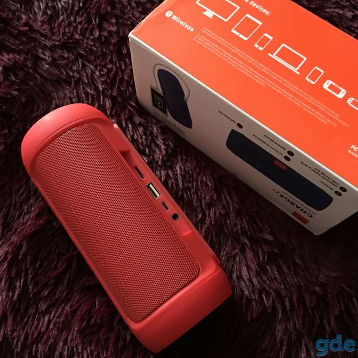 Блютуз Колонка JBL Charge 2+. Красная, фотография 3