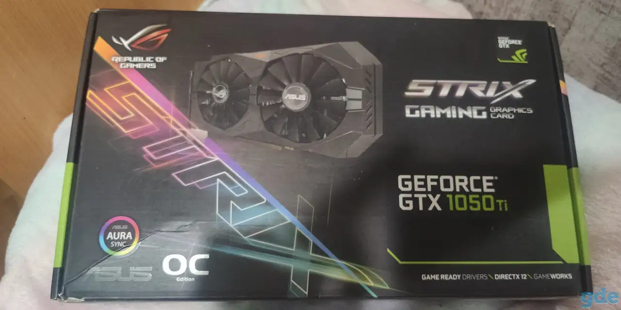 Видеокарта ASUS Geforce GTX 1050TI 4GB, фотография 2