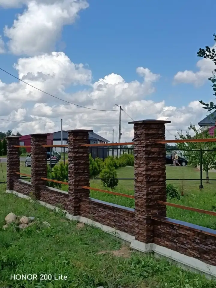 Заборы из искусственного камня ., фотография 16