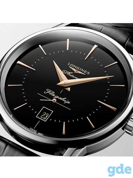 Longines Mens Flagship Heritage Automatic Watch L4.795.3.58.7, фотография 2