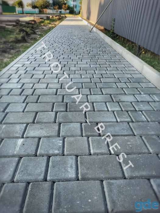 Укладка тротуарной плитки, фотография 11