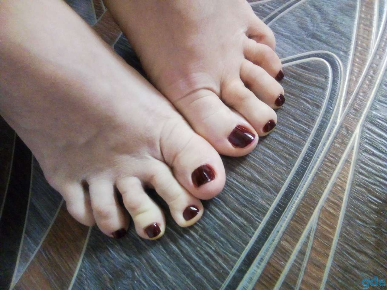Педикюр,гель лак, фотография 4