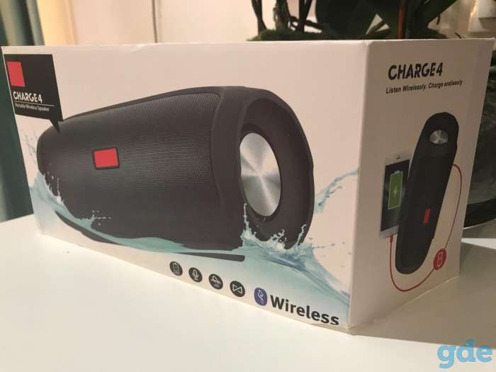 Колонка jbl charge 4 (черная), фотография 1