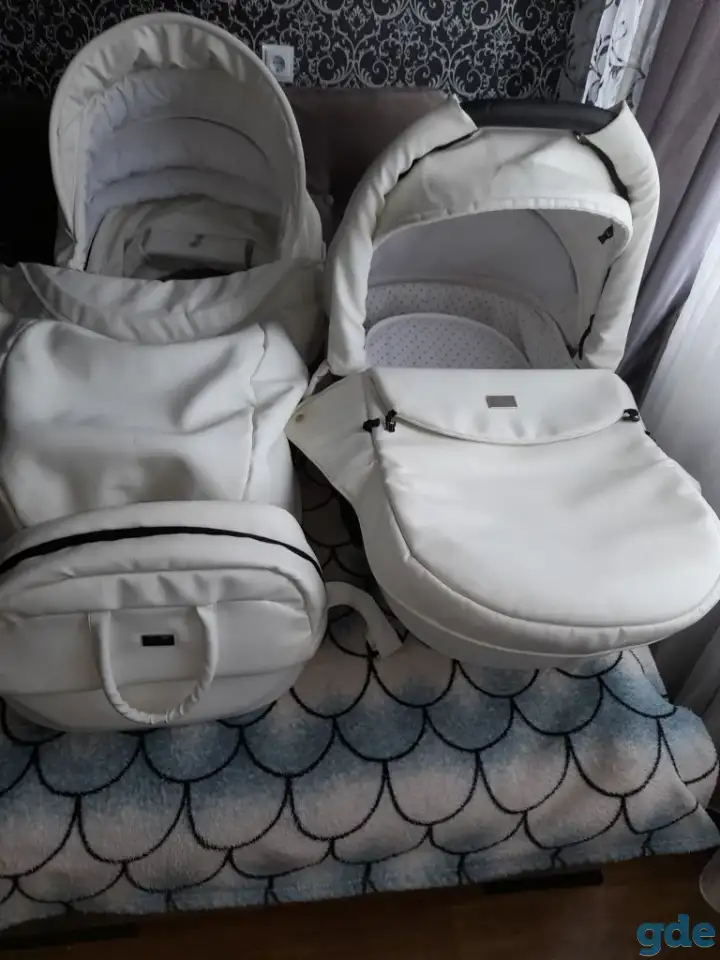 Продам коляску из экокожи Carmello 2в1, фотография 5
