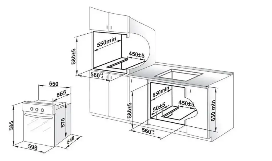 Новый газовый духовой шкаф GEFEST ДГЭ 621-03 К56, фотография 3