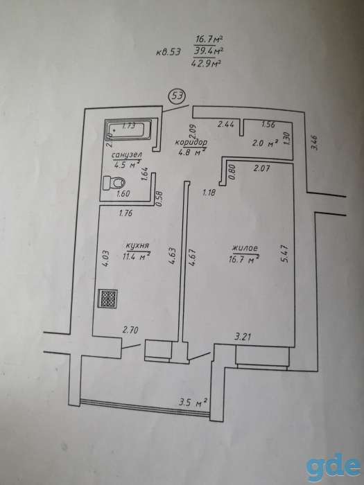 Продаётся 1-комнатная квартира в Бресте, Республиканская 12, фотография 9
