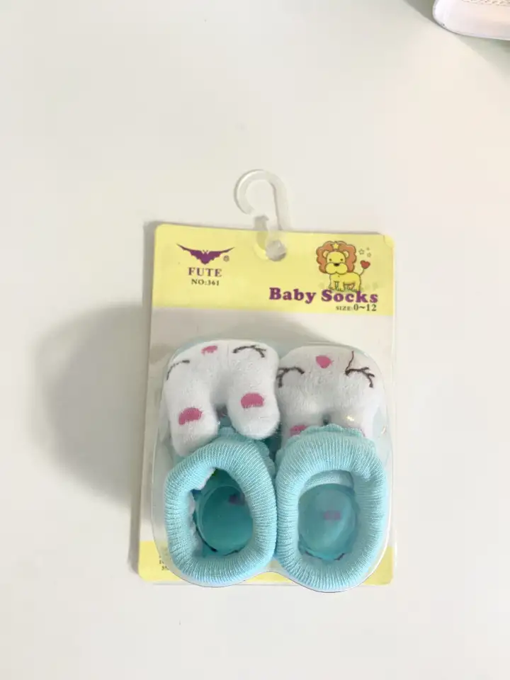 Новые носочки 0-12 мес в упаковке baby socks fute, фотография 3