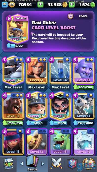 Account from the Clash Royale, фотография 4