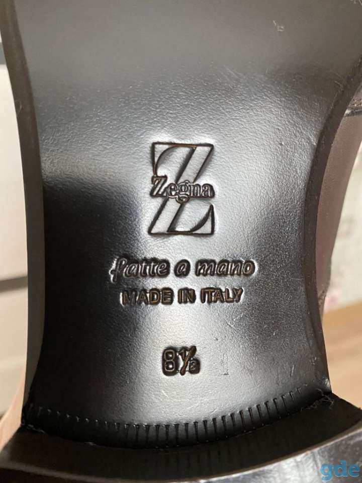 Новые туфли Zegna 8 12 стелька 29 см, фотография 3