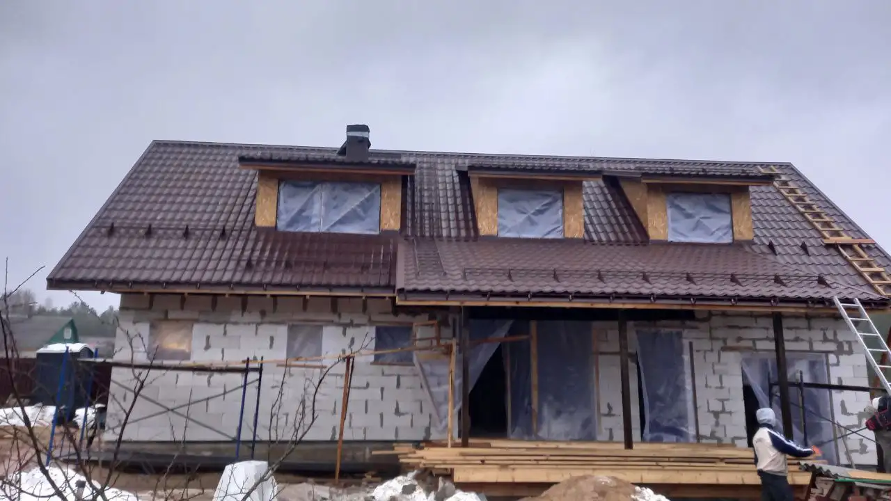 Строительные работы. Кровля. Кладка. Фундамент., фотография 3