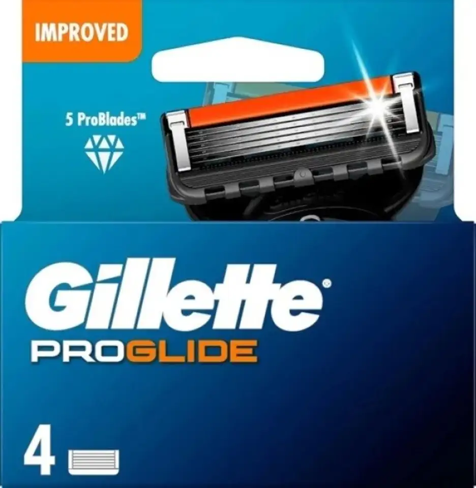 Сменные кассеты для бритья gillette proglide (4 шт), фотография 1