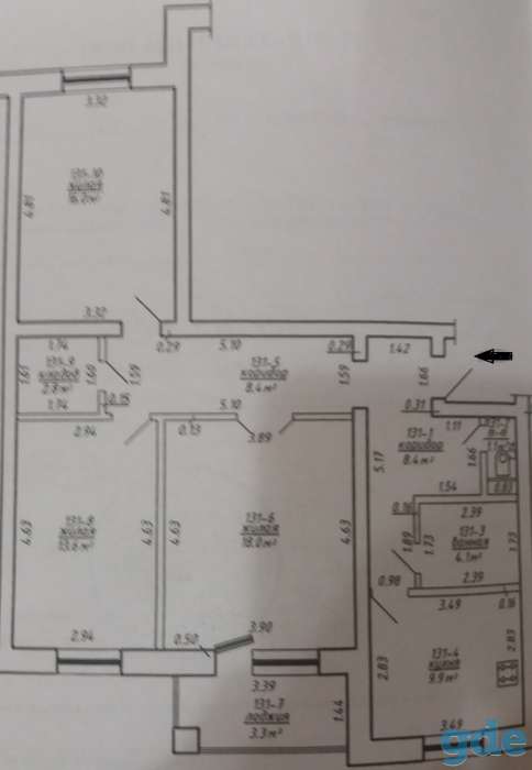 Продам 3-х комнатную квартиру 85 кв.м в кирпичном доме Боровляны-2,г/п Лесной,35, фотография 1