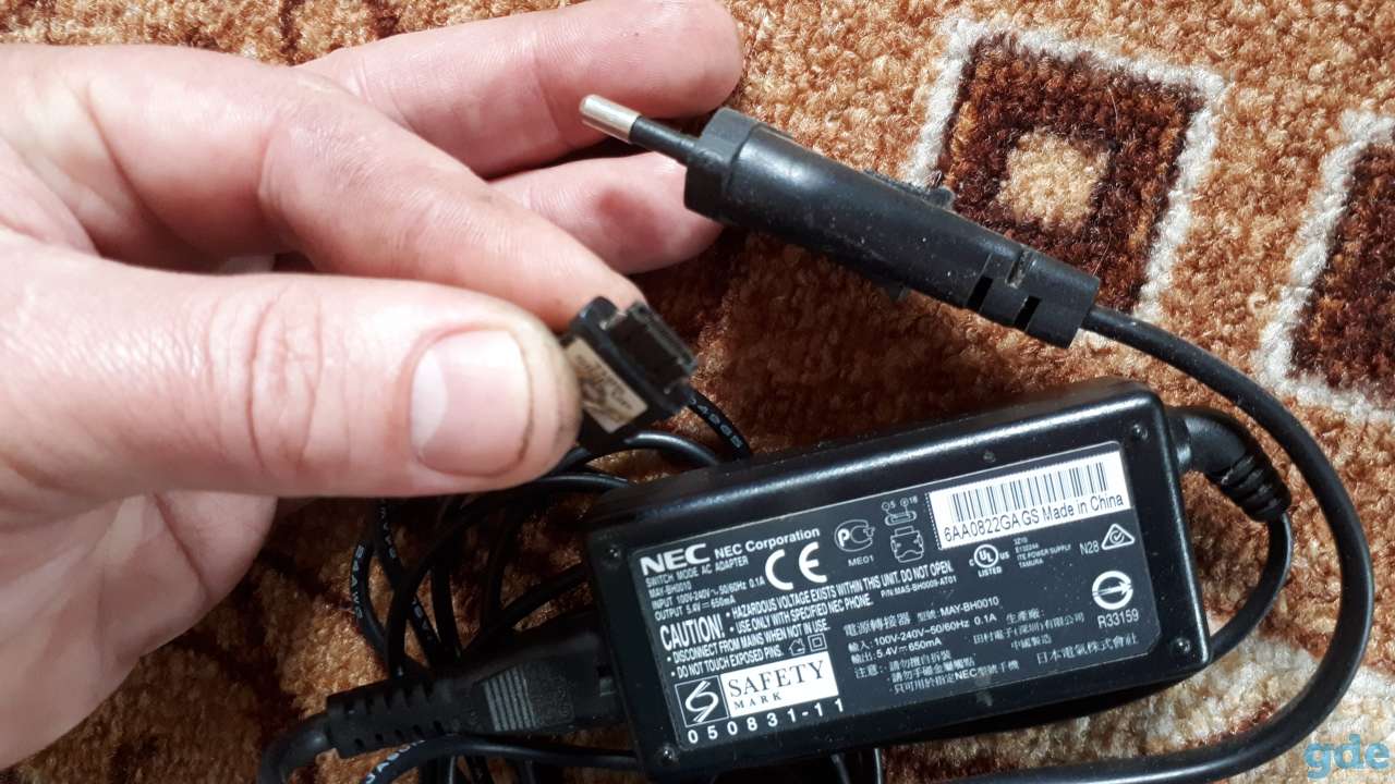 Зарядка блок питания 5.4V MAY-BH0010 для NEC и Samsung, фотография 2