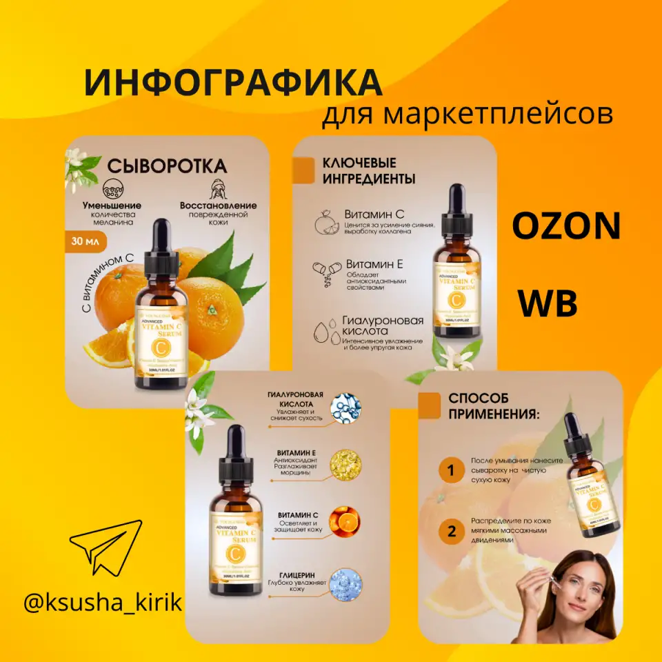 Инфографика для маркетплейсов, фотография 12