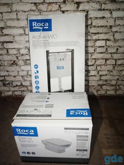 Инсталляция Roca с подвесным унитазом Roca Dama Senso, фотография 3