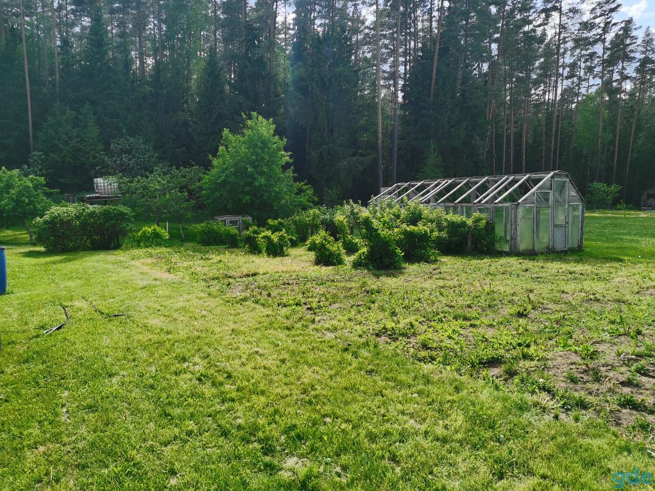Обкос травы в д.Прудок, фотография 2