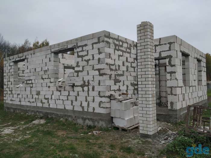 Коробка дома 100 м2 (постройка 2018 года), летний дом, гараж., фотография 2