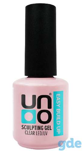 Моделирующий базовый гель прозрачный UNO Easy Build Up Clear, 15 мл, фотография 1