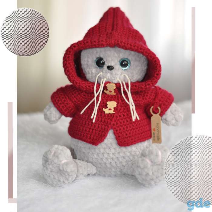 Вязаные игрушки. Кот, фотография 1