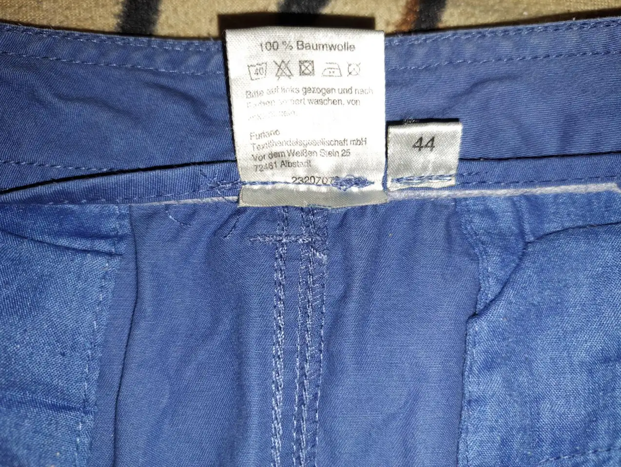 Юбка голубая BLU MOTION, 100 Baumwolie, р.50-52, фотография 4