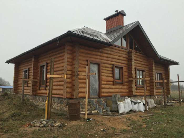 Шлифовка, покраска, конопатка, герметизация, отделка срубов, фотография 2