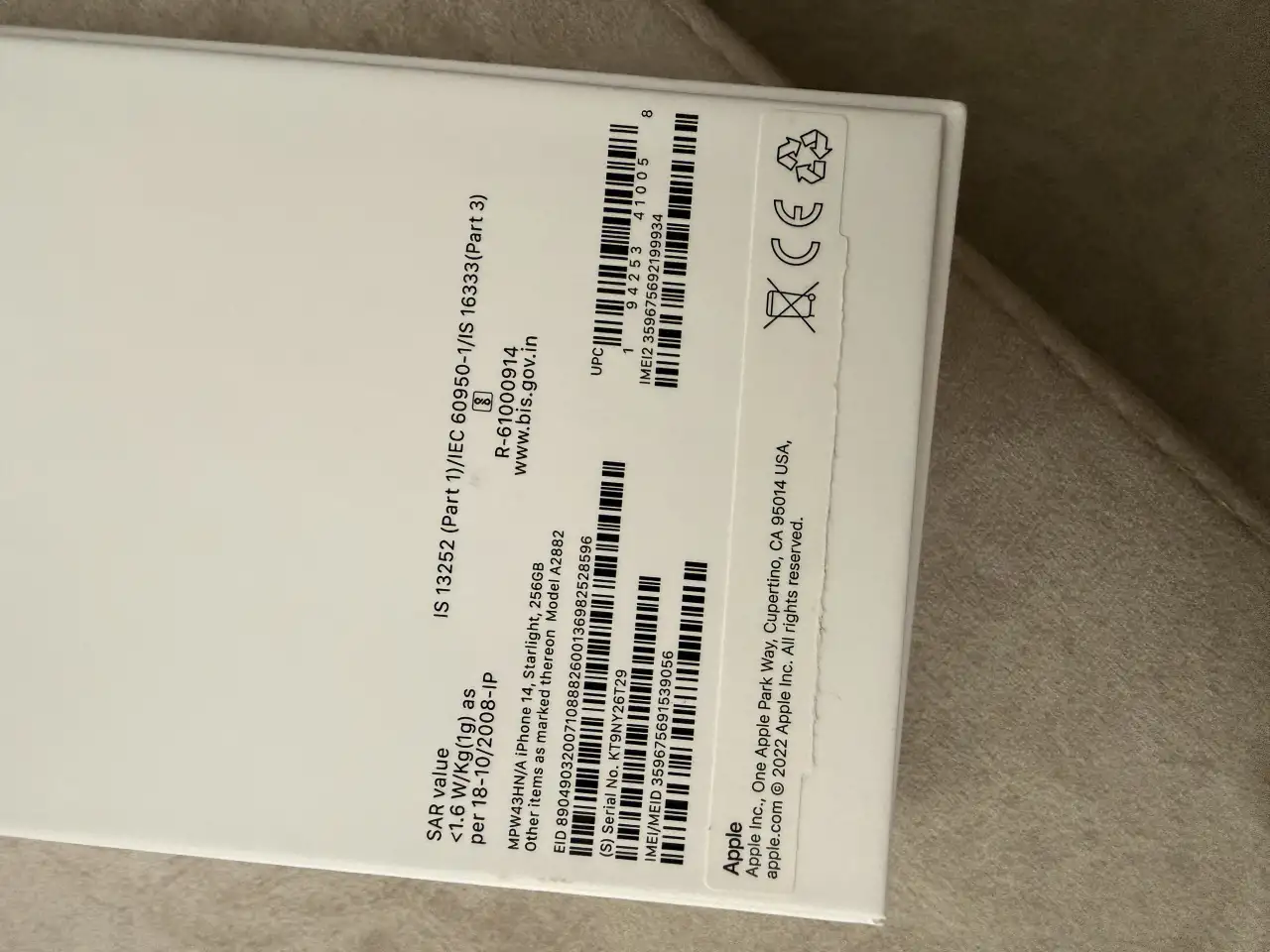 Продам Apple Iphone 14 256 gb, фотография 3