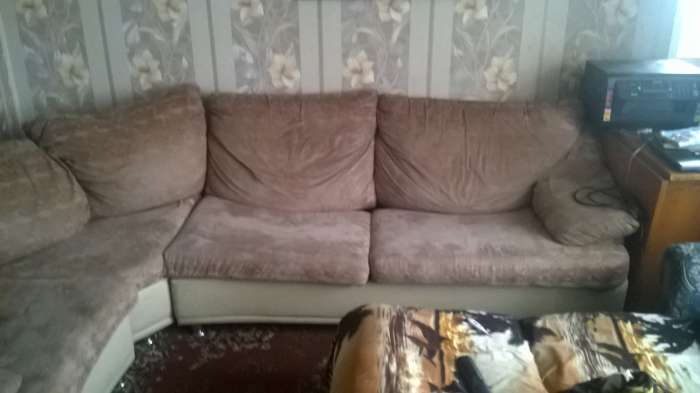 Угловой диван 2,8 х 2,0 м., раскладушка 1,5 м, фотография 1