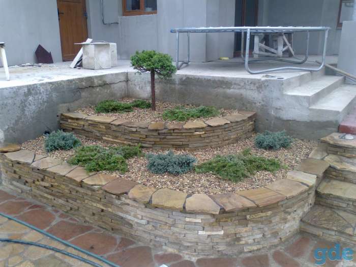 Плитка; Газоны; Водоёмы; Каскады;, фотография 4