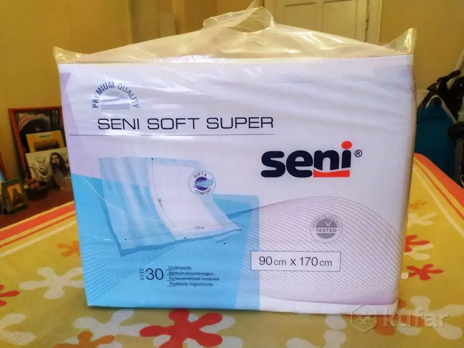 Пеленки SENI SOFT SUPER 170x90, фотография 1