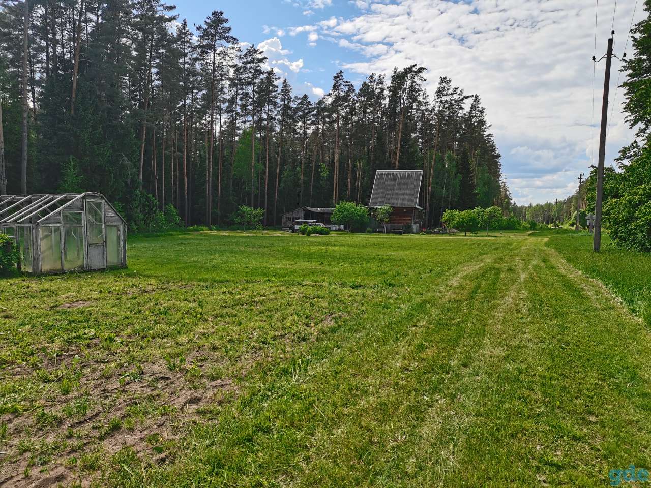 Обкос травы в д.Прудок, фотография 1