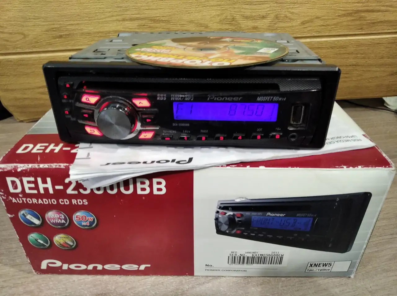 Автомагнитола CDMP3 Pioneer, фотография 1