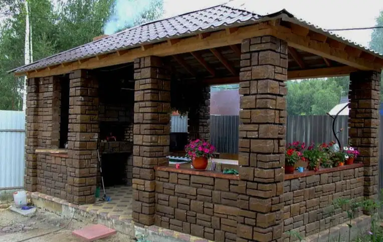 Блоки для забора Античный камень, фотография 3