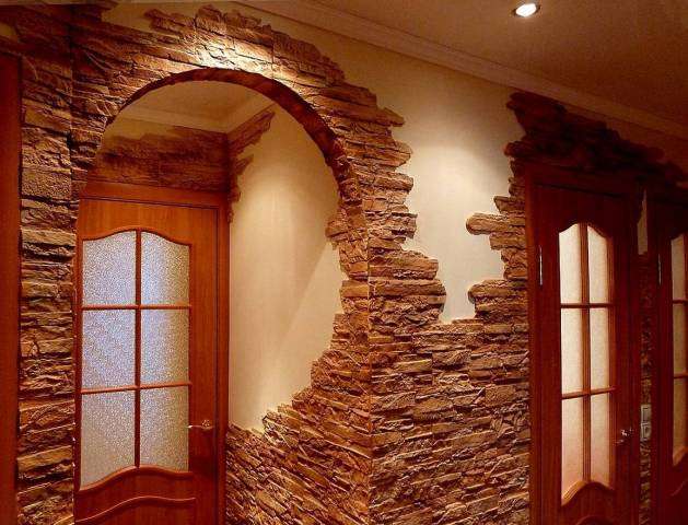 Декоративный камень из гипса, фотография 1