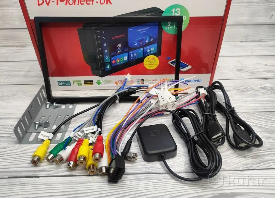 2 дин Магнитола pioneer 7 дюймов 232 андройд, фотография 1