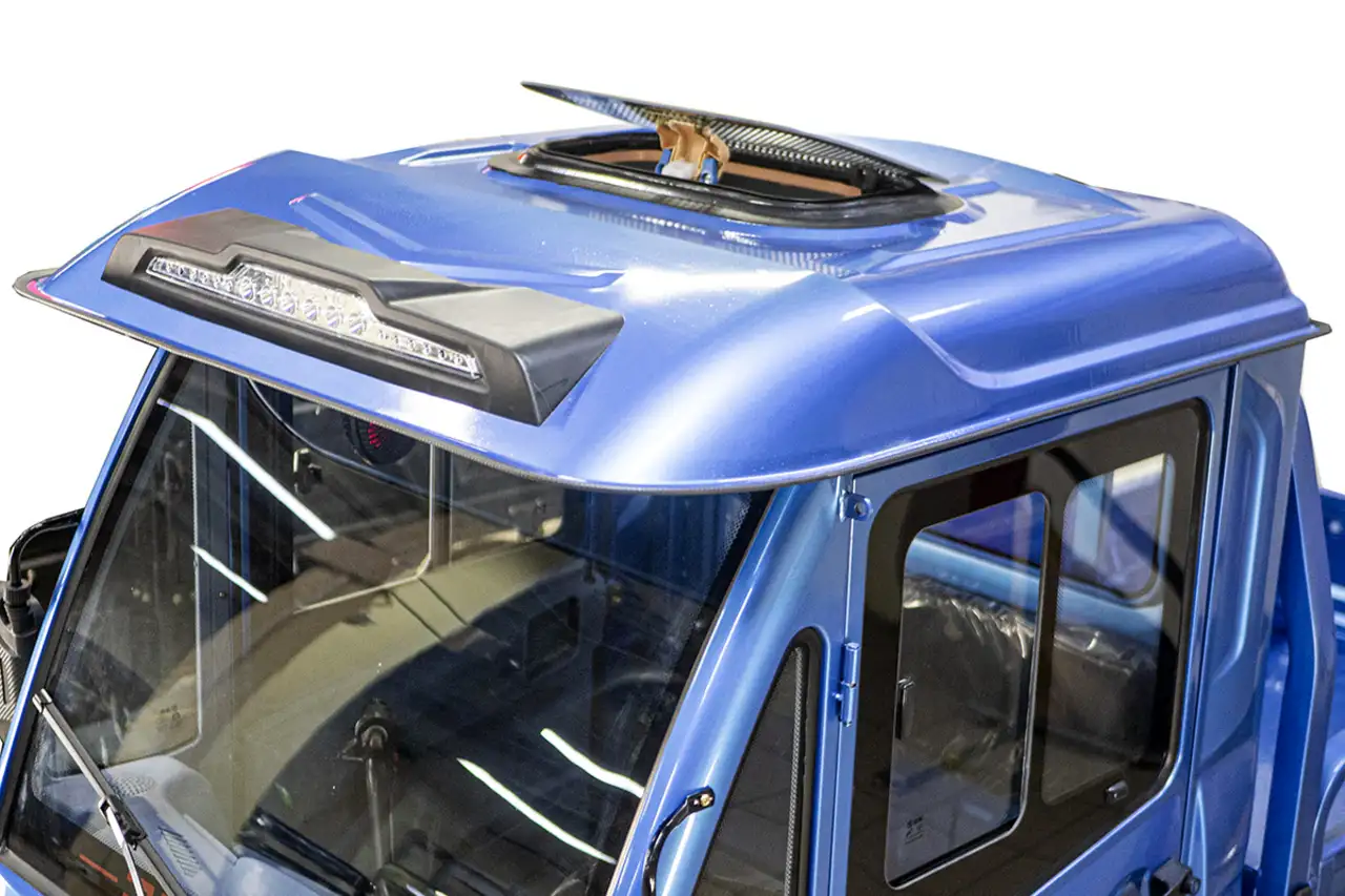 Грузовой электротрицикл rutrike карго кабина универсал 1500 60v1000w, фотография 4