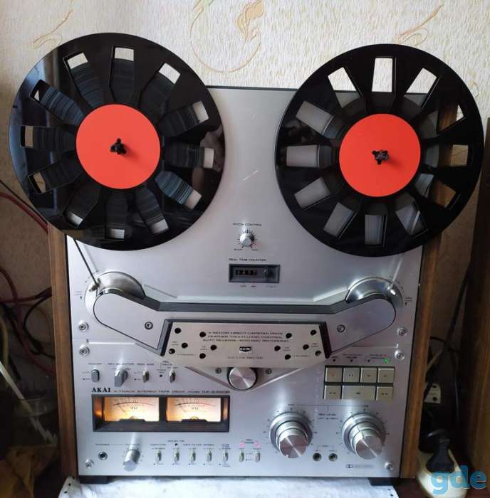 Японский катушечный стерео магнитофон Akai gx-635db, фотография 1