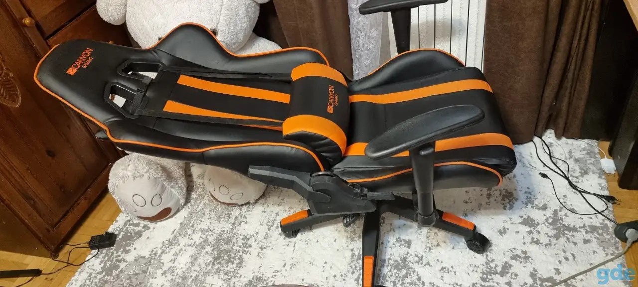 Кресло игровое ''Canyon'' CND-SGCH3 Black/Orange, фотография 7