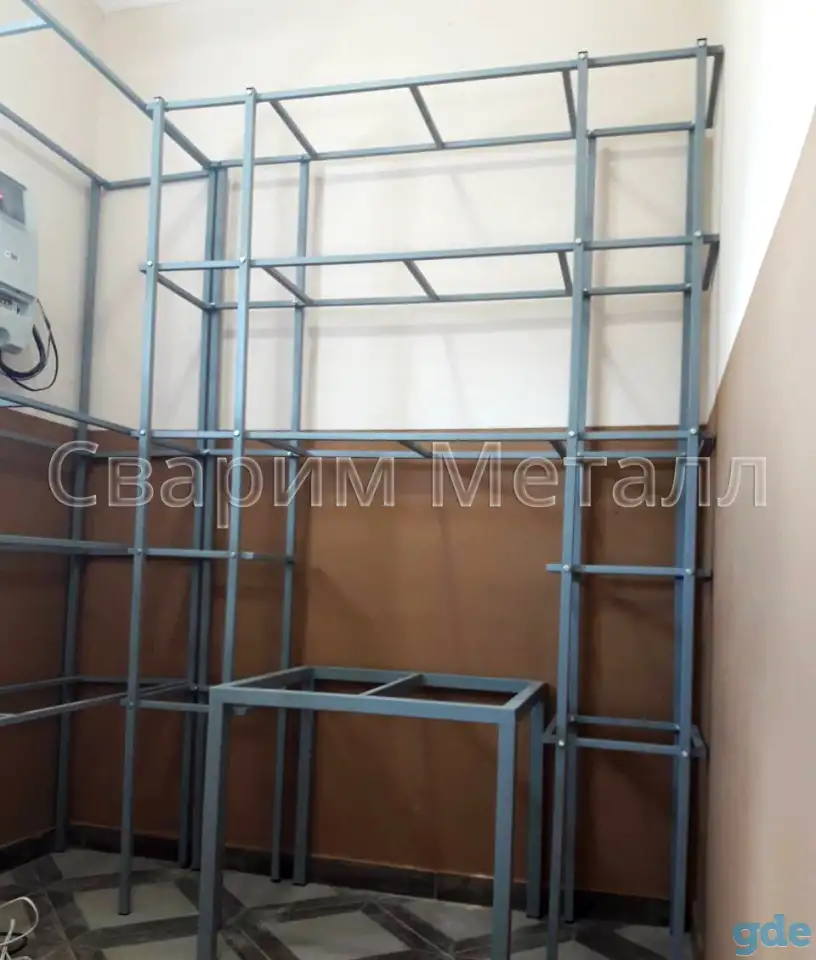 Стеллажи разборные и сварные, из металла, фотография 7