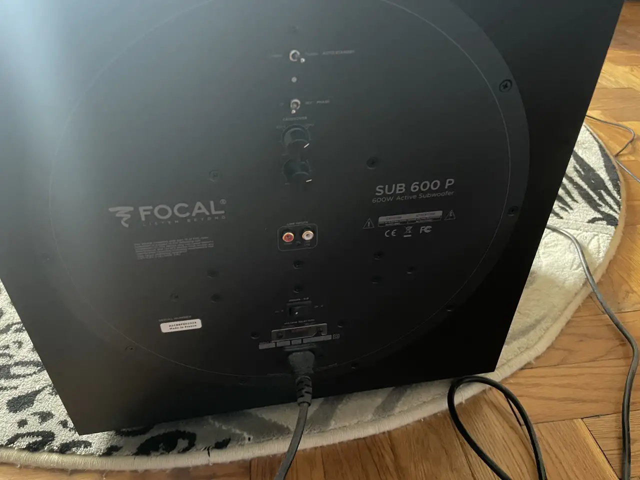 Сабфуфер focal sab 600 p, фотография 5