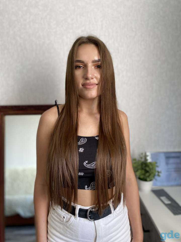 Точечное афронаращивание волос, фотография 1