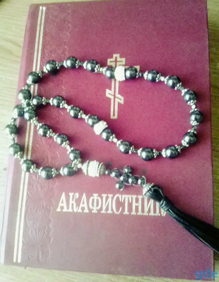 Продам чётки из гематита, фотография 1