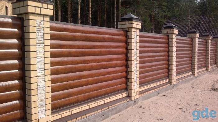 САЙДИНГ металлический БлокХаус Под Бревно ECOSTEEL, фотография 10